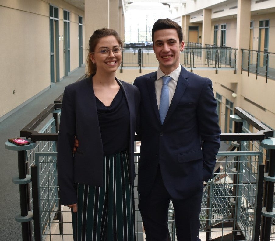 master's students from Italy after their MS thesis defense