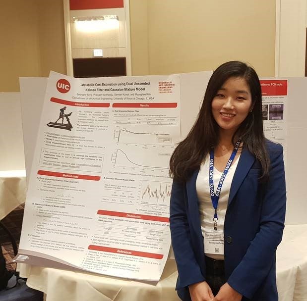 MIE PhD student Seongmi Song won the best poster award at the US-Korea Conference 2019