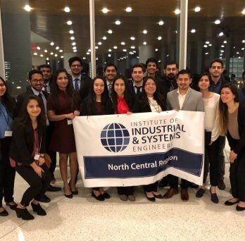 UIC’s chapter of Institute of Industrial and Systems Engineers (IISE) has been presented with the society’s Gold Award 