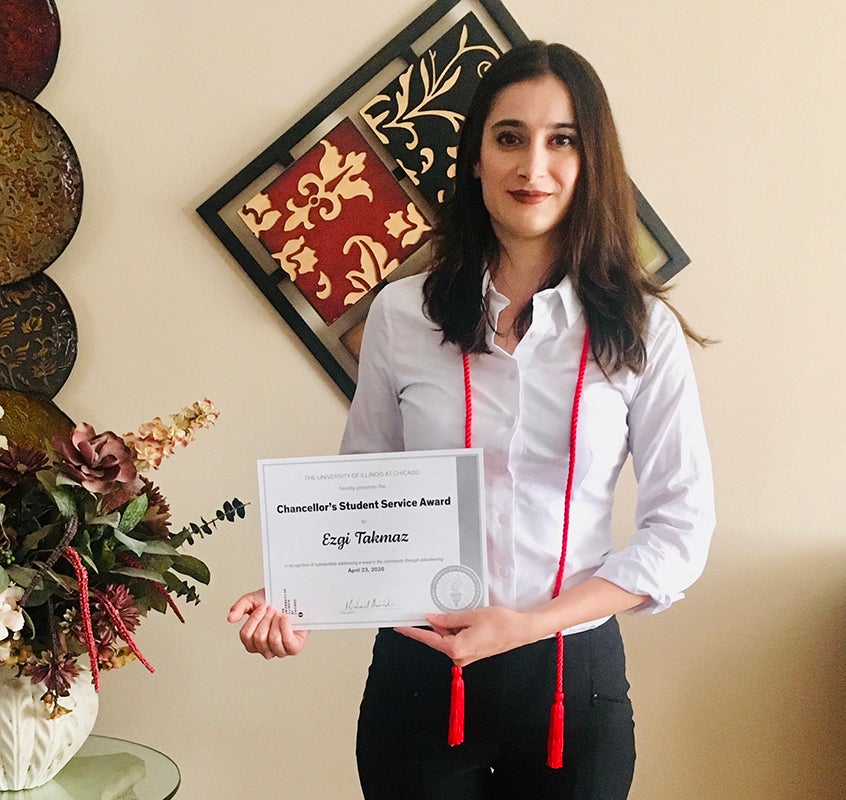 Ezgi Takmaz, an alumna of the Master of Energy Engineering program