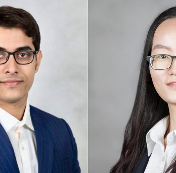Rukmava Chatterjee and Kailin Chen, both PhD candidates in MIE, recently received awards for their research. 